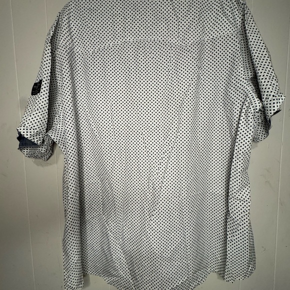 Marc Ecko Black and White Geometric Shirt - Picture 7 of 9